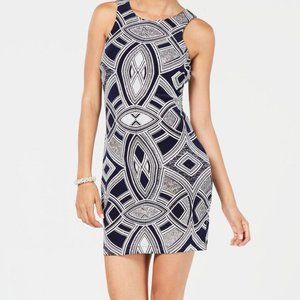 Speechless art deco body con dress
